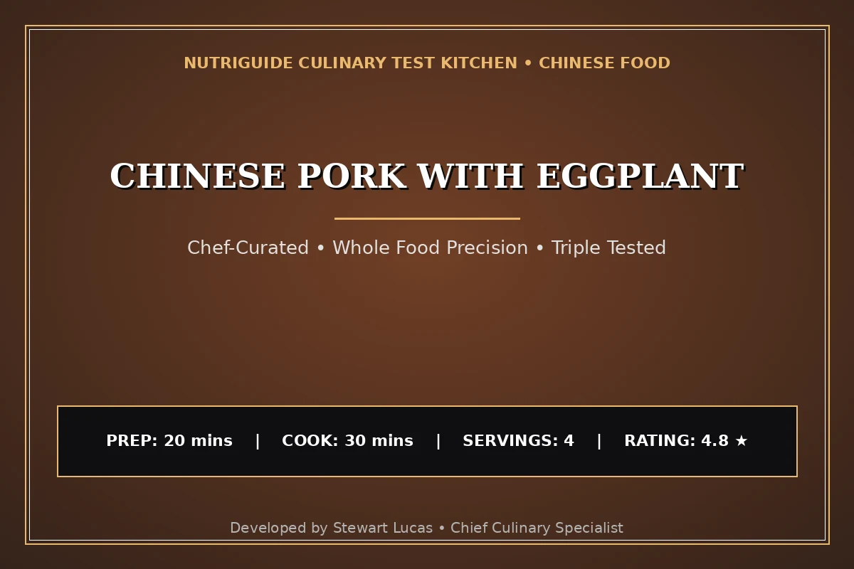 Chinese Pork With Eggplant