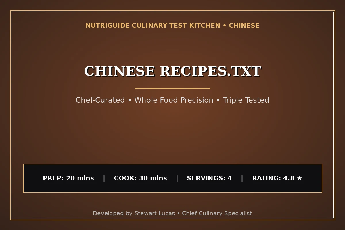 Chinese Recipes.Txt