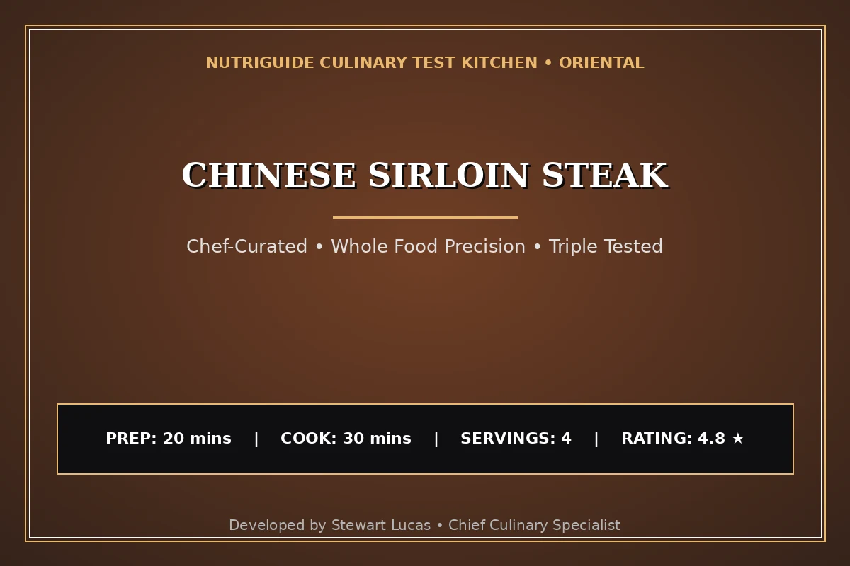 Chinese Sirloin Steak