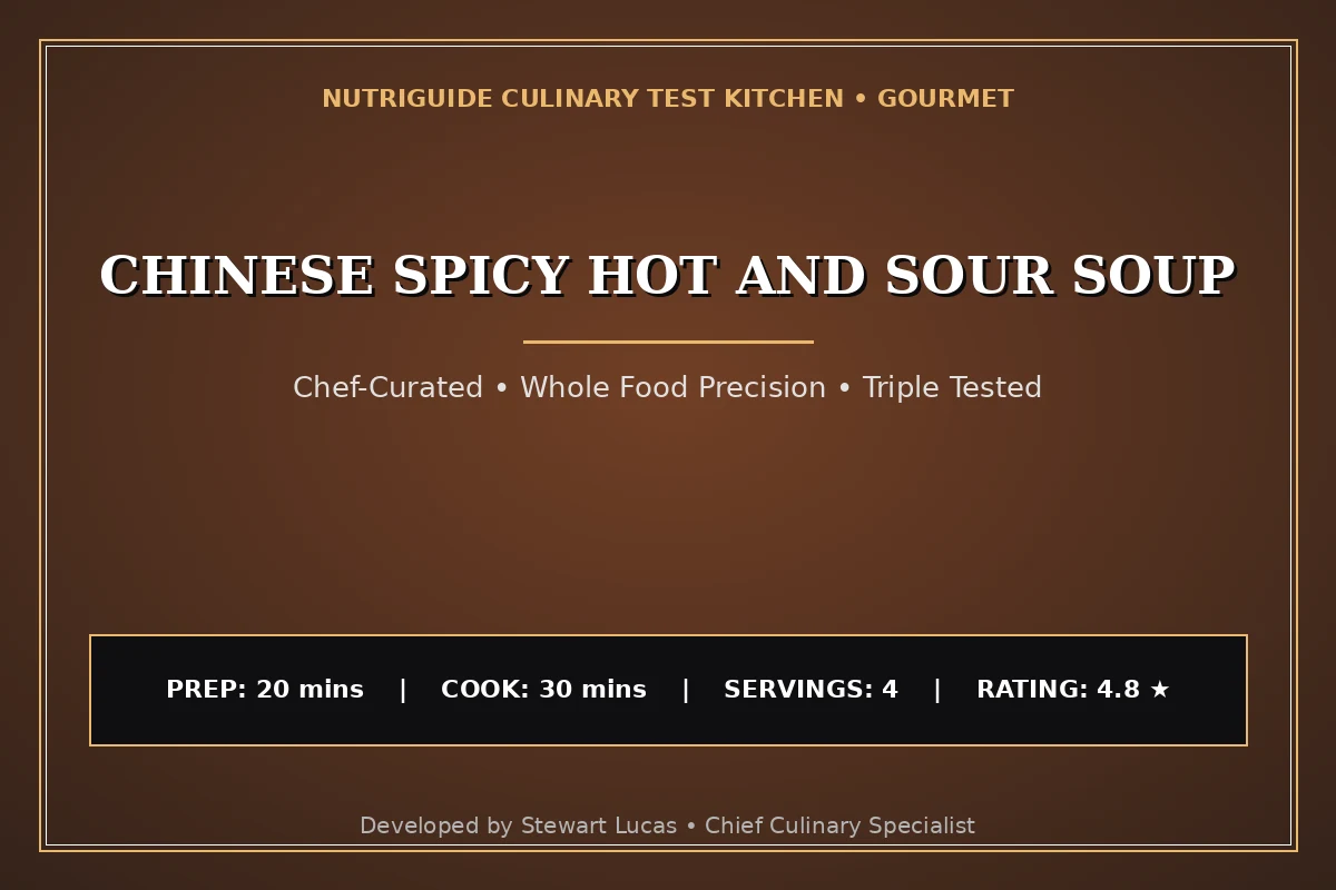 Chinese Spicy Hot And Sour Soup