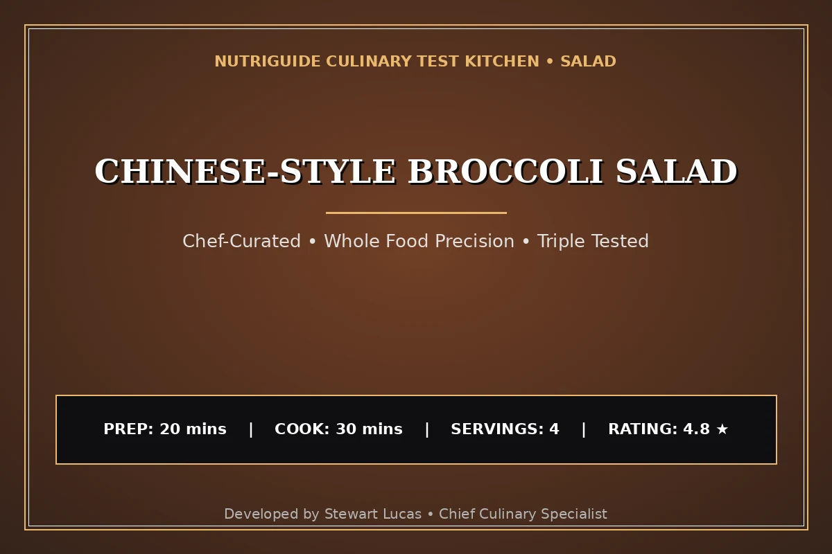 Chinese-Style Broccoli Salad
