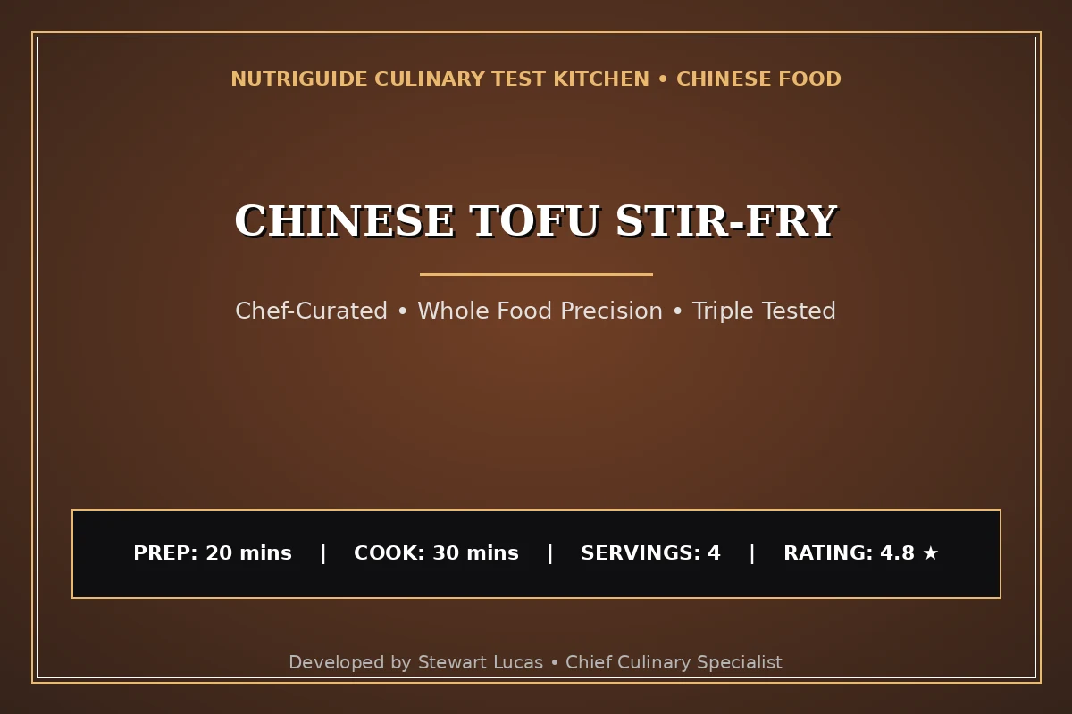 Chinese Tofu Stir-Fry