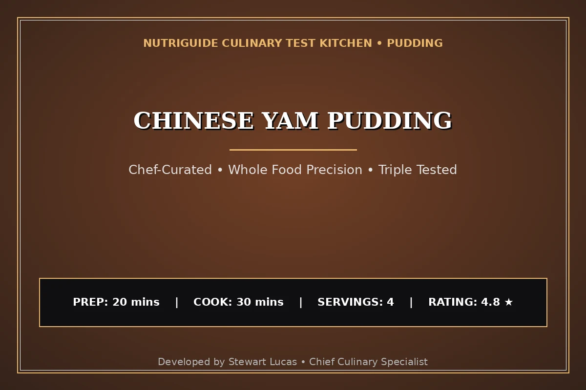 Chinese Yam Pudding