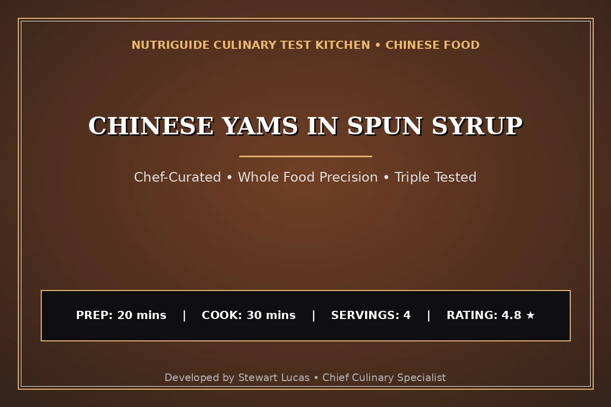 Chinese Yams In Spun Syrup