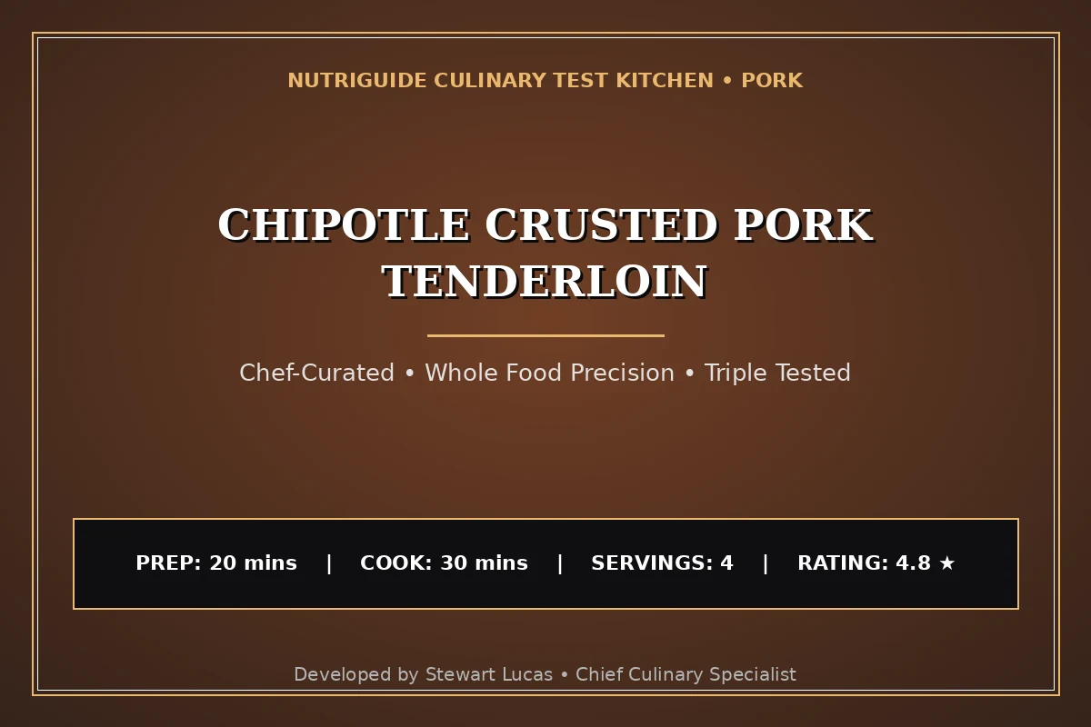 Chipotle Crusted Pork Tenderloin