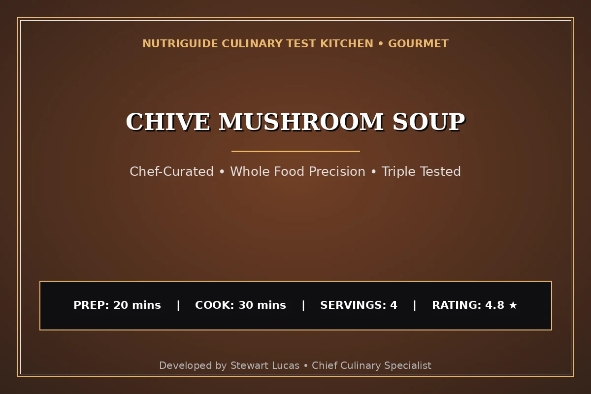 Chive Mushroom Soup