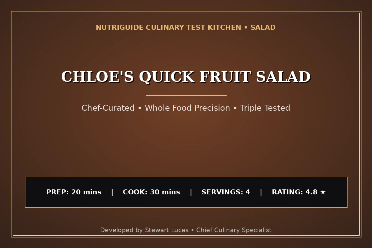 Chloe'S Quick Fruit Salad