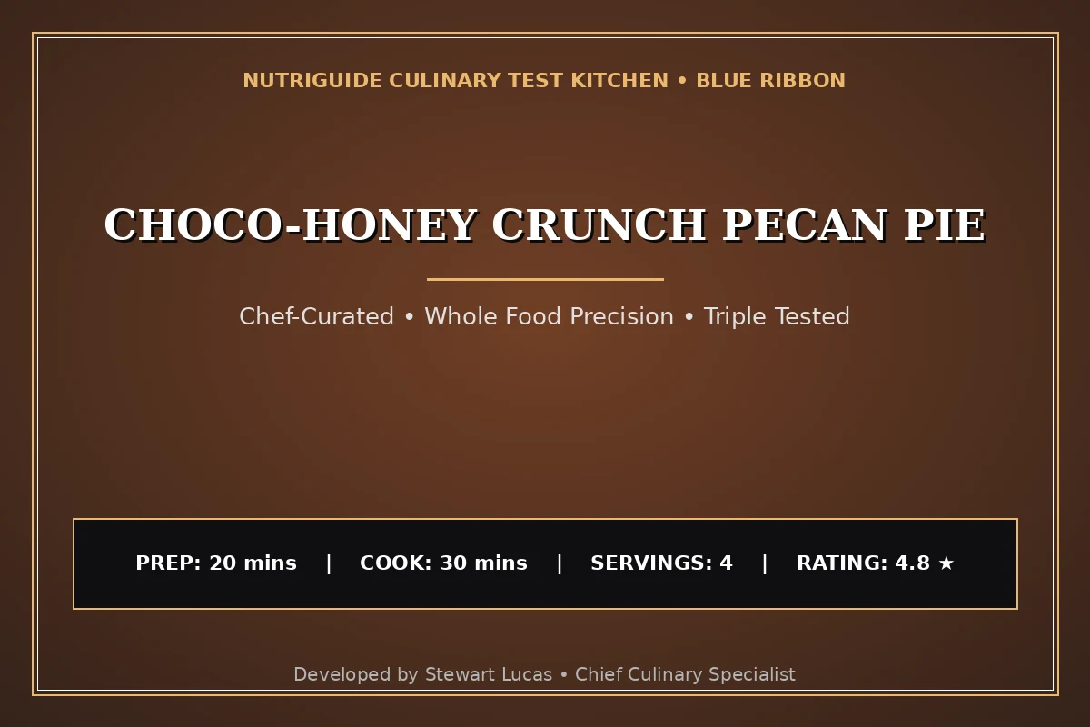 Choco-Honey Crunch Pecan Pie