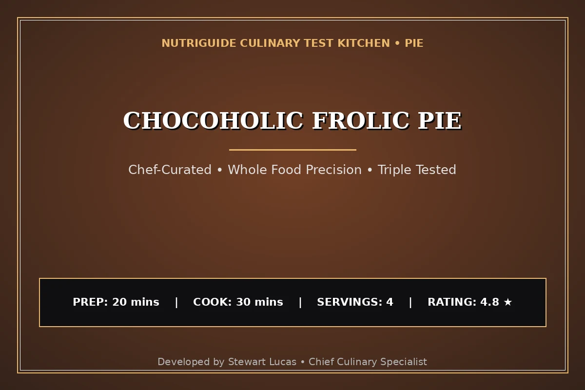 Chocoholic Frolic Pie