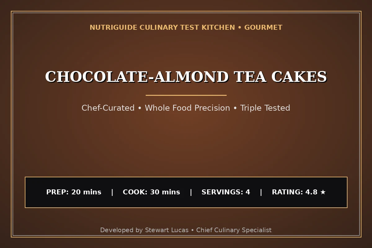 Chocolate-Almond Tea Cakes