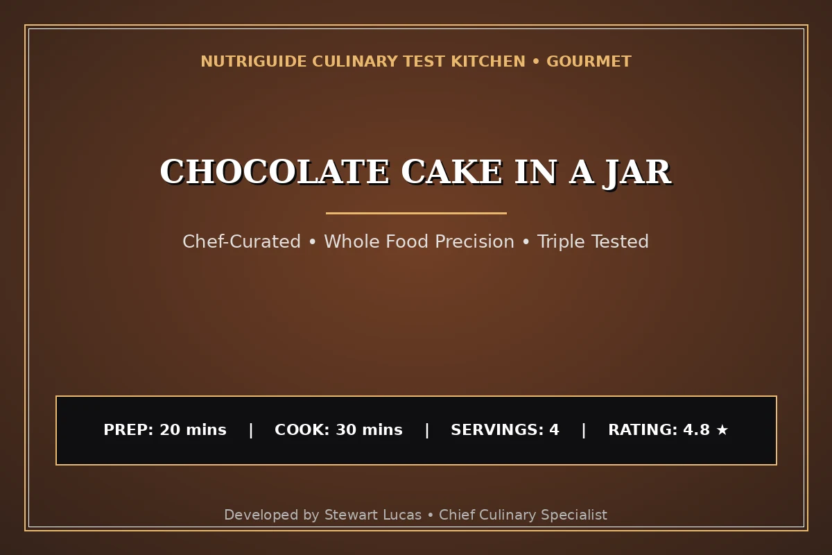Chocolate Cake In A Jar