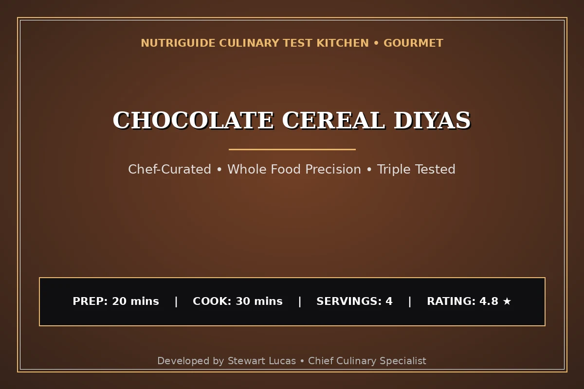 Chocolate Cereal Diyas