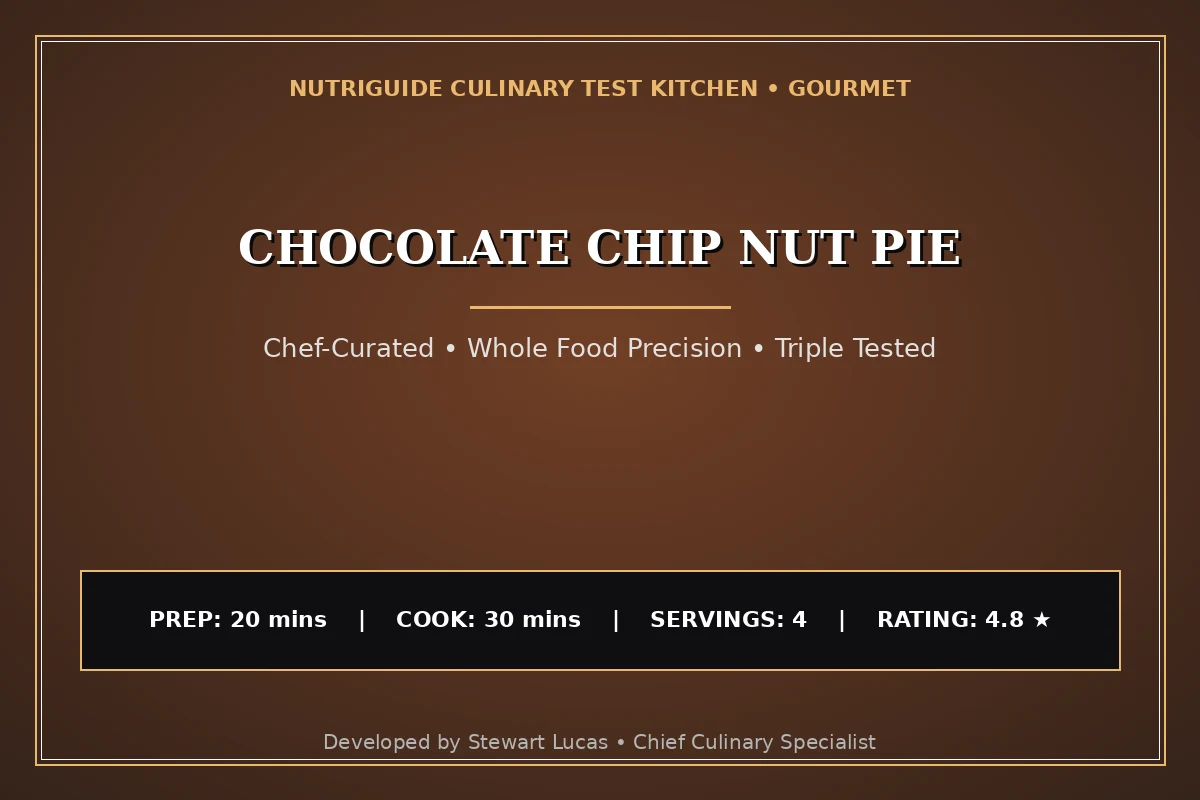Chocolate Chip Nut Pie