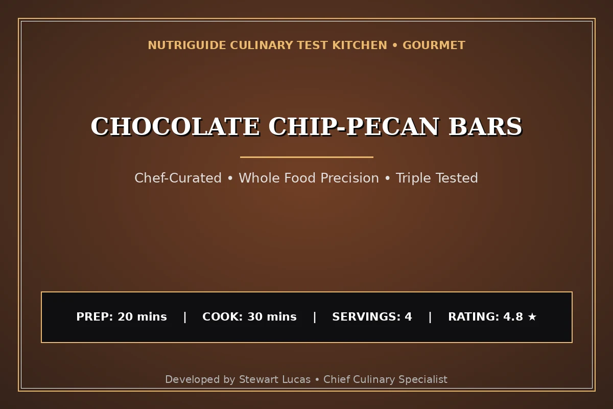 Chocolate Chip-Pecan Bars