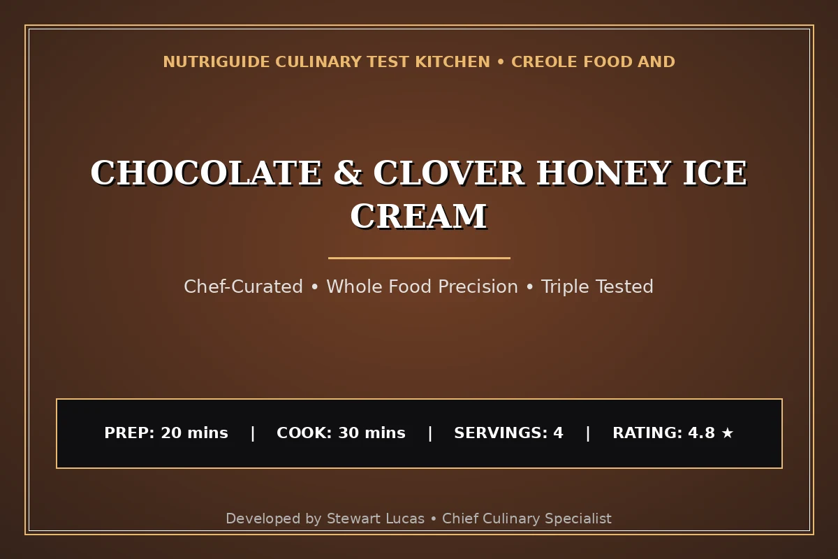 Chocolate & Clover Honey Ice Cream