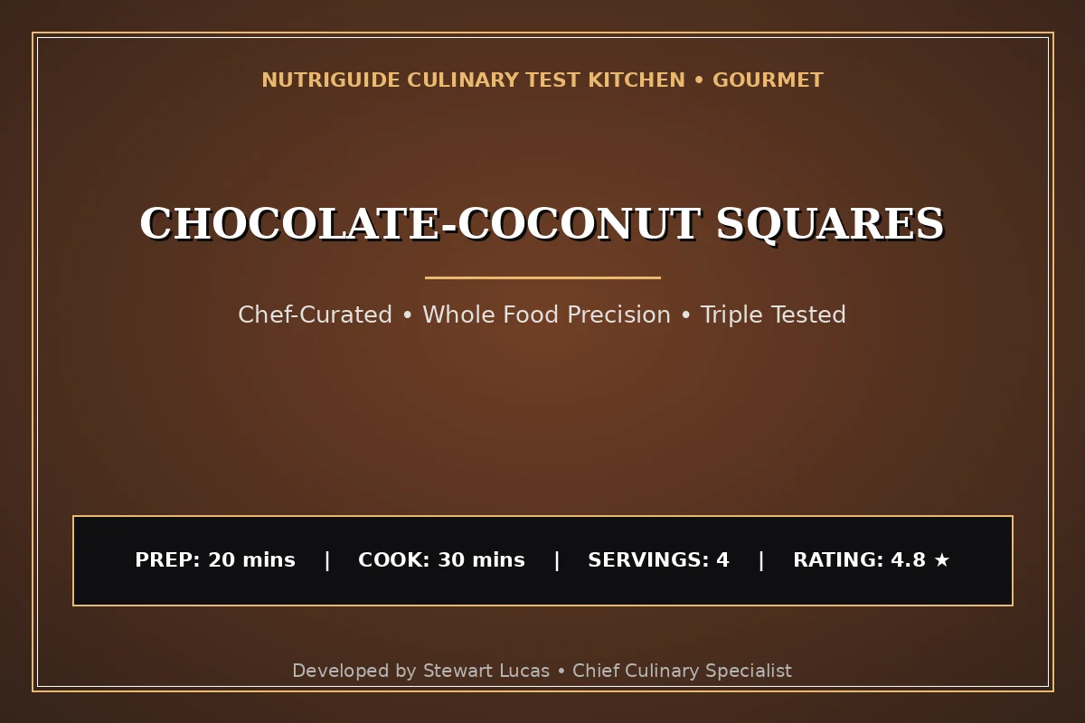 Chocolate-Coconut Squares