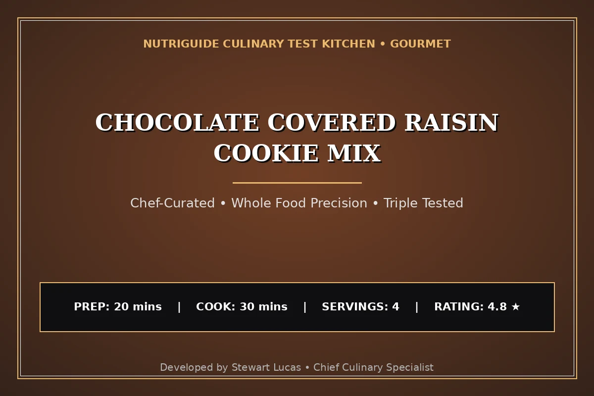 Chocolate Covered Raisin Cookie Mix