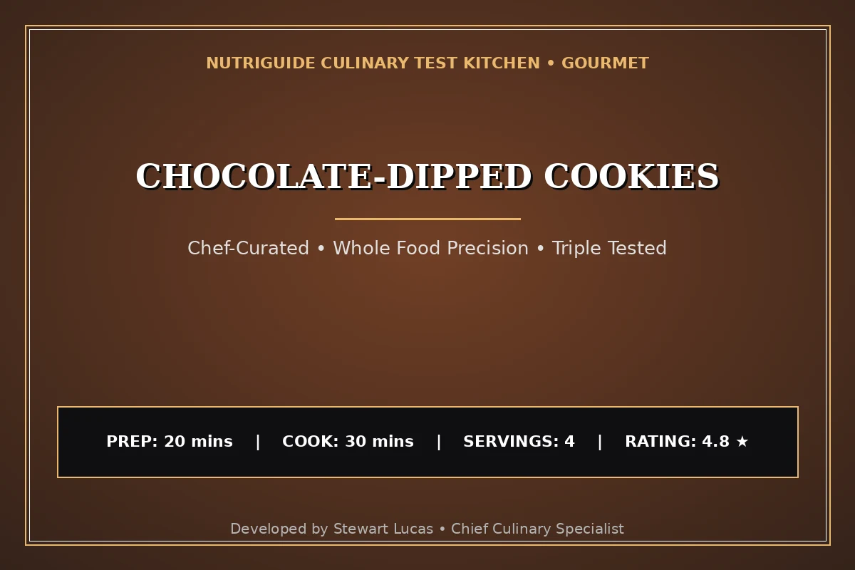Chocolate-Dipped Cookies