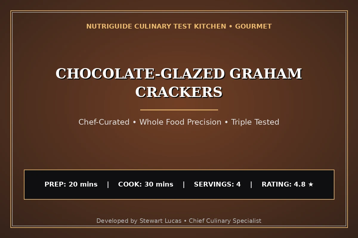 Chocolate-Glazed Graham Crackers