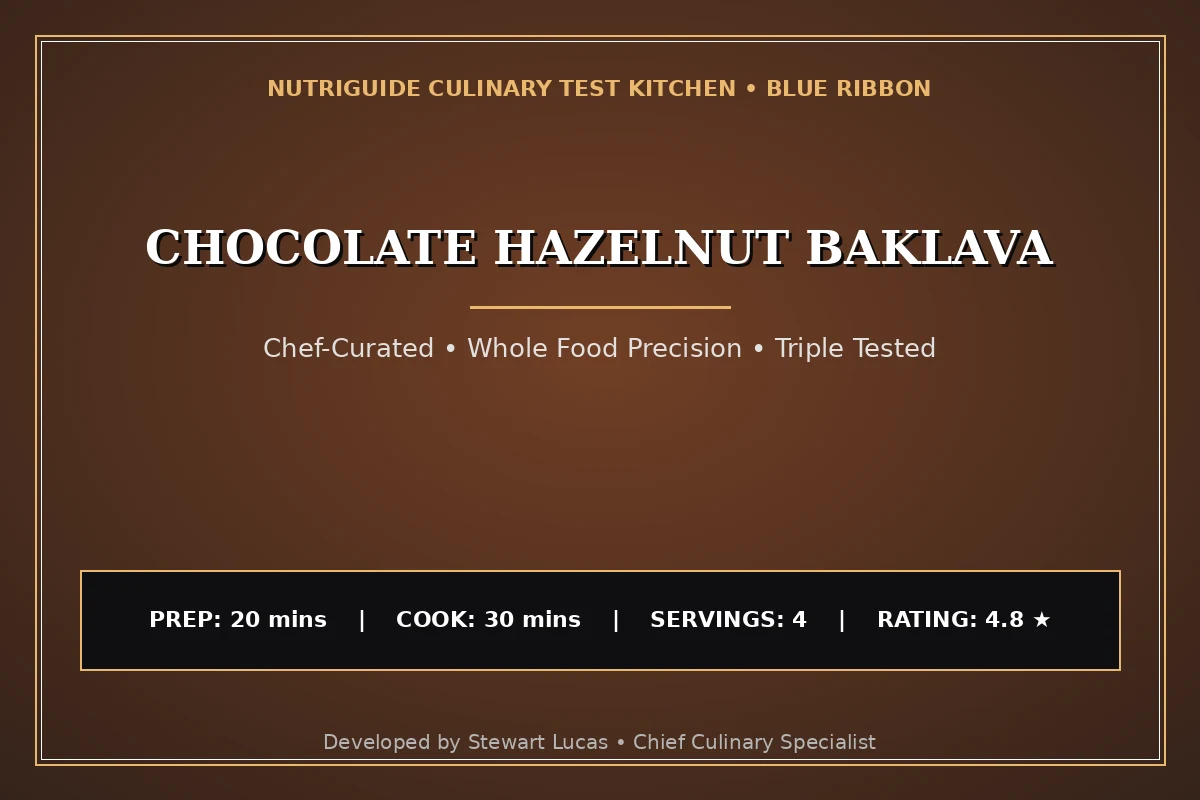 Chocolate Hazelnut Baklava
