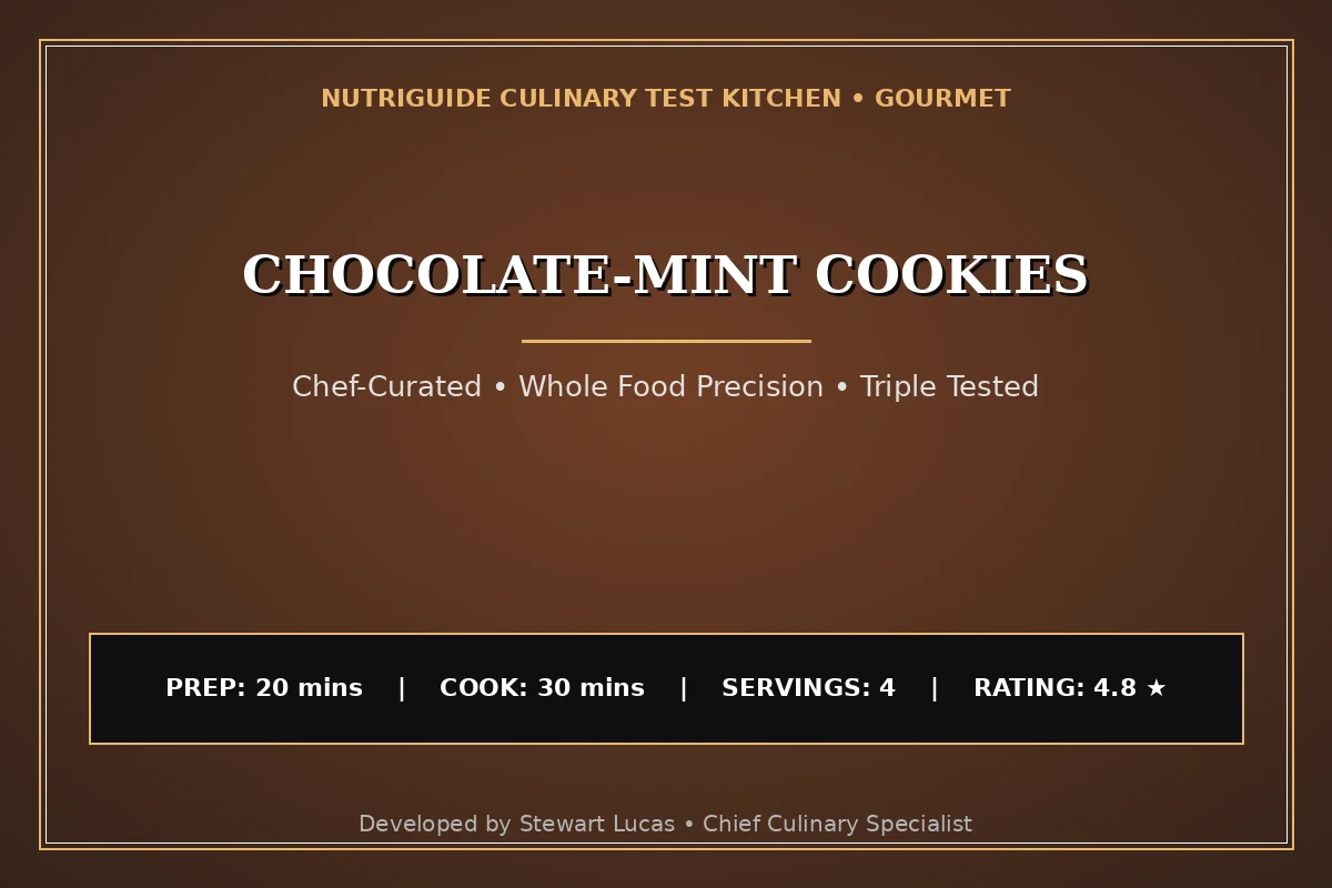 Chocolate-Mint Cookies