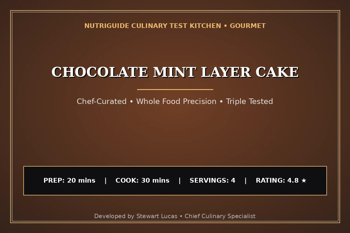 Chocolate Mint Layer Cake