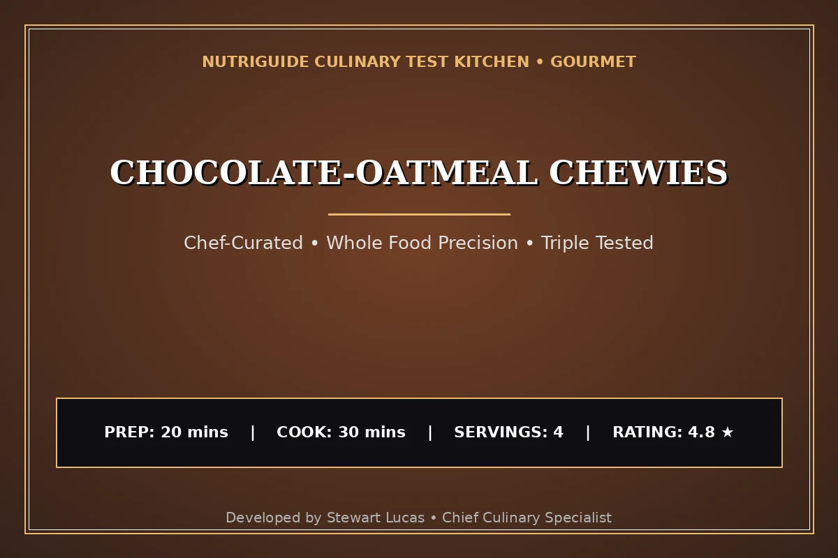 Chocolate-Oatmeal Chewies