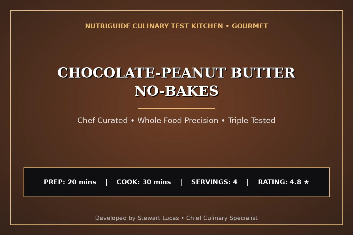 Chocolate-Peanut Butter No-Bakes