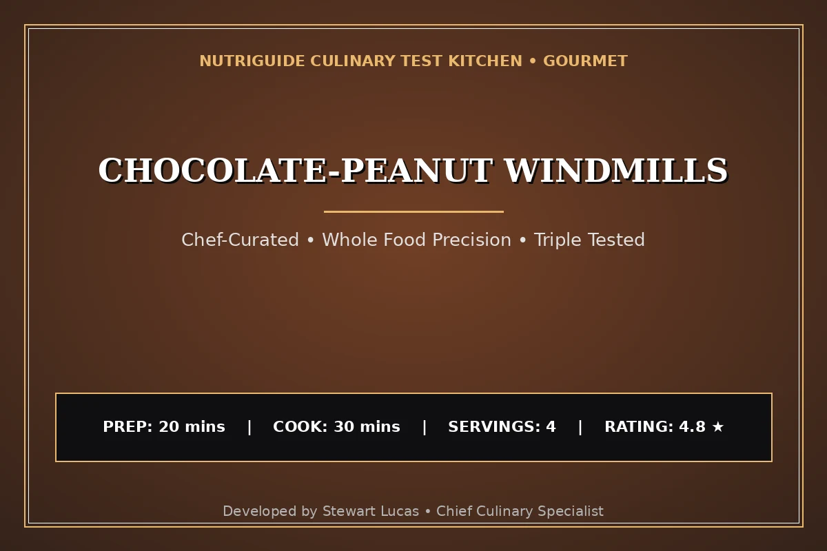 Chocolate-Peanut Windmills