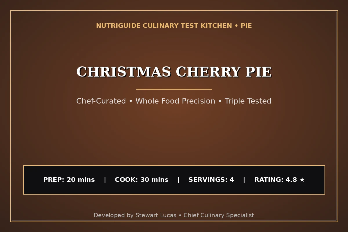 Christmas Cherry Pie