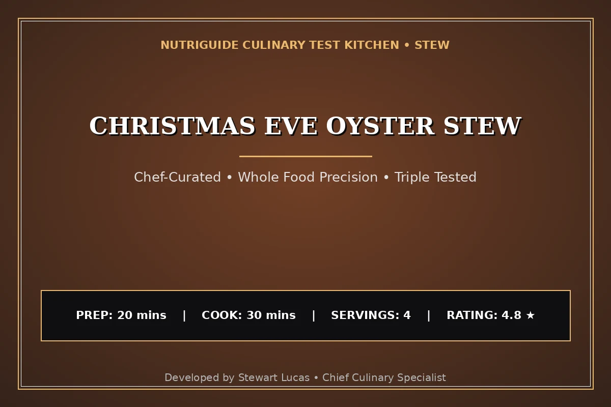Christmas Eve Oyster Stew