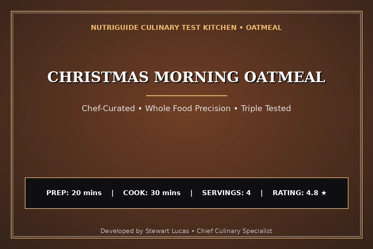 Christmas Morning Oatmeal