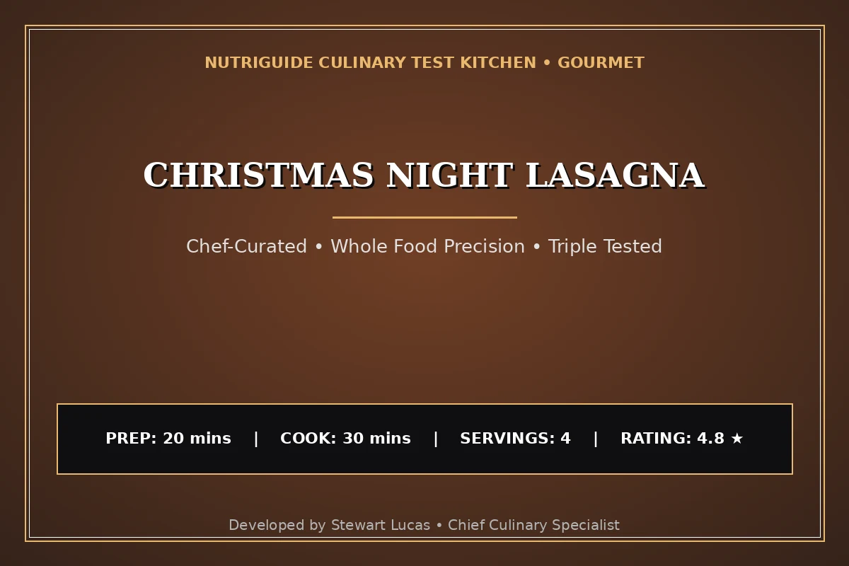 Christmas Night Lasagna