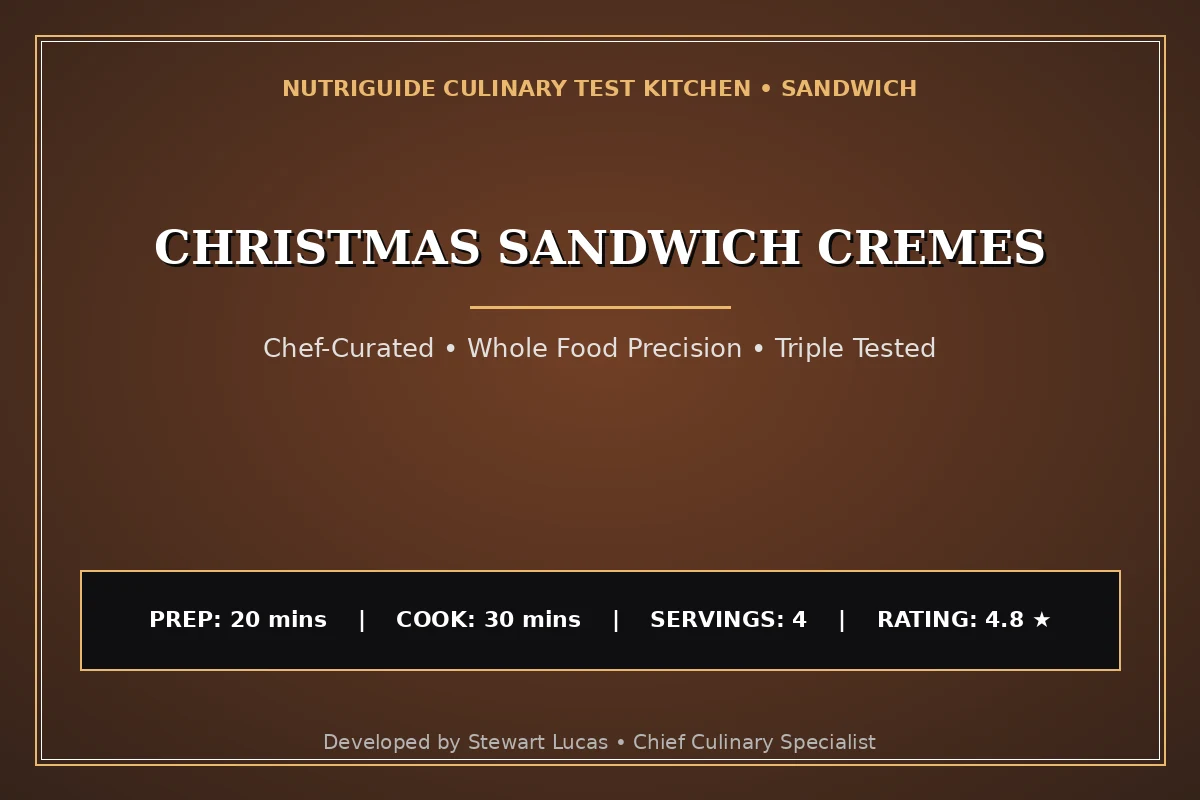 Christmas Sandwich Cremes