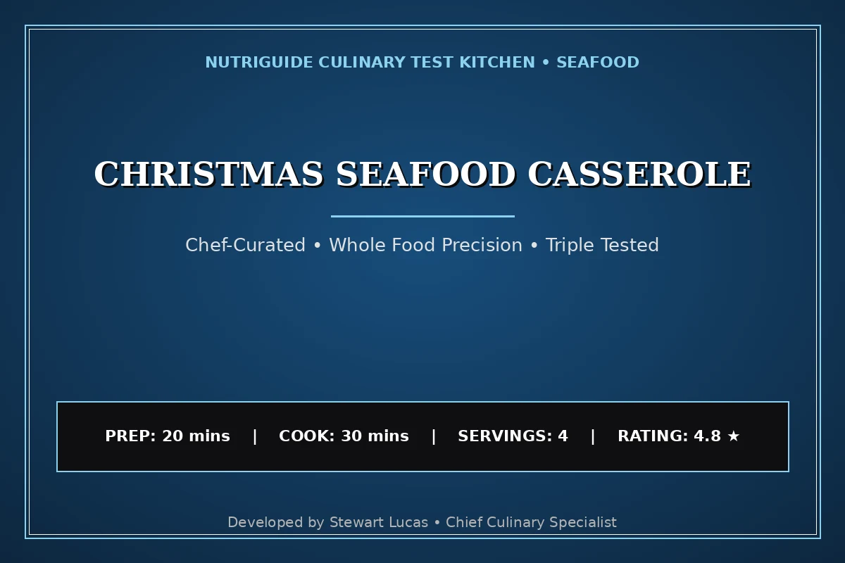 Christmas Seafood Casserole