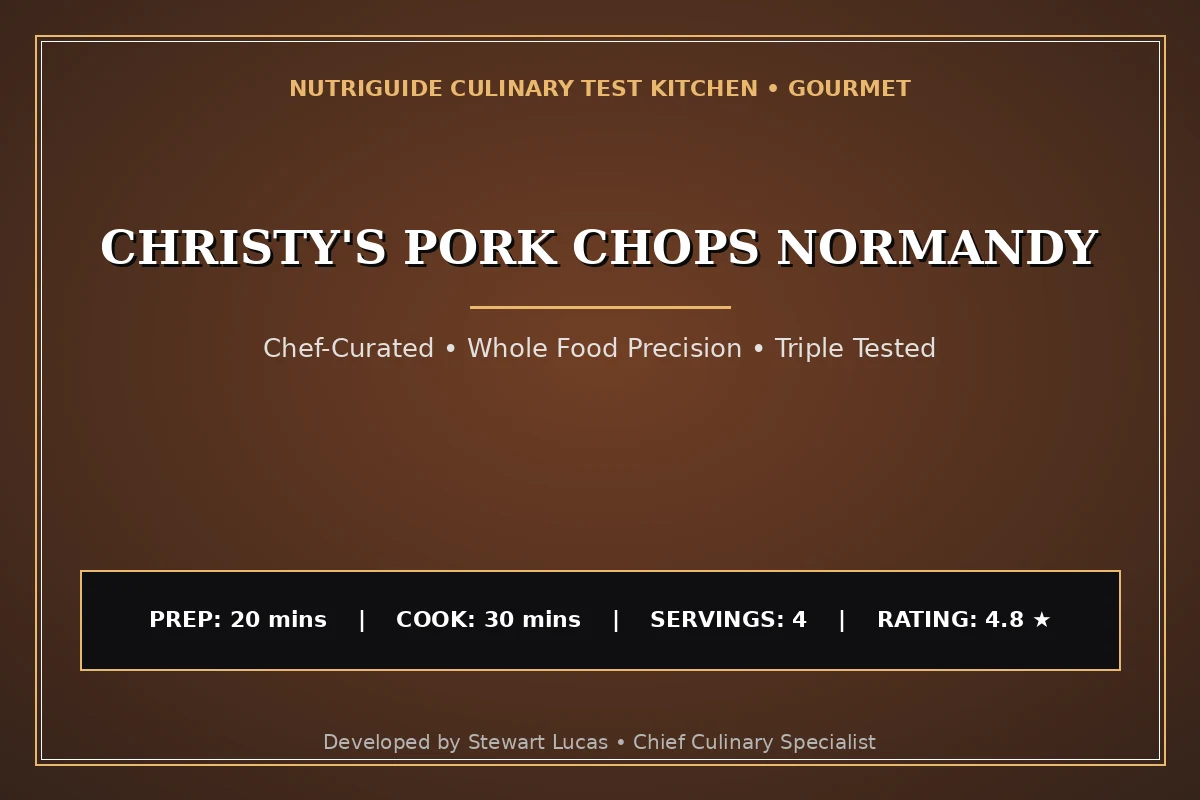 Christy'S Pork Chops Normandy
