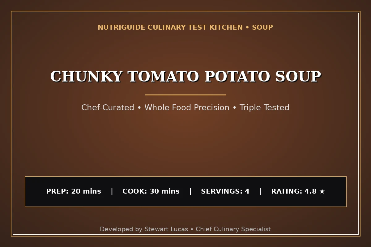Chunky Tomato Potato Soup