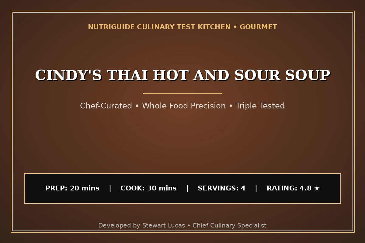 Cindy'S Thai Hot And Sour Soup