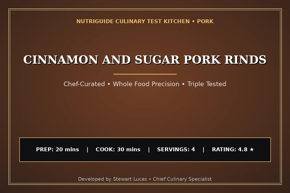 Cinnamon And Sugar Pork Rinds