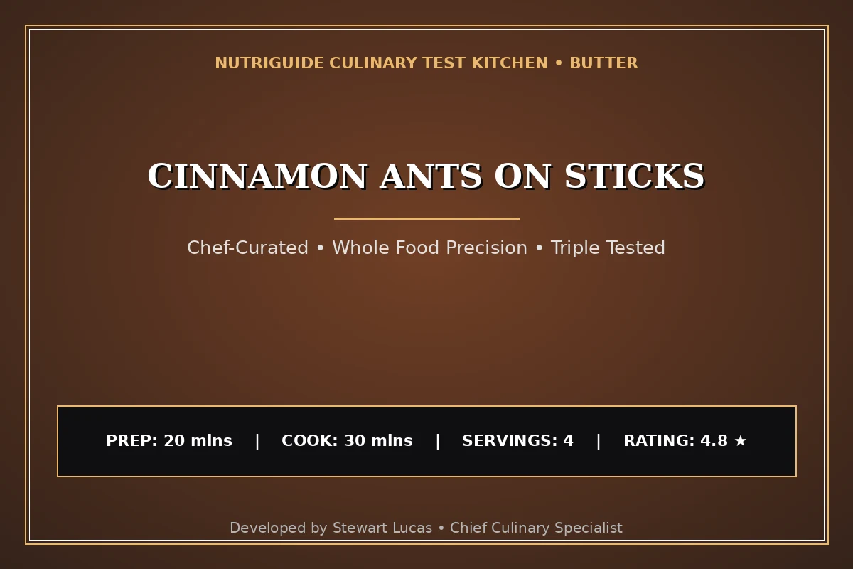 Cinnamon Ants On Sticks