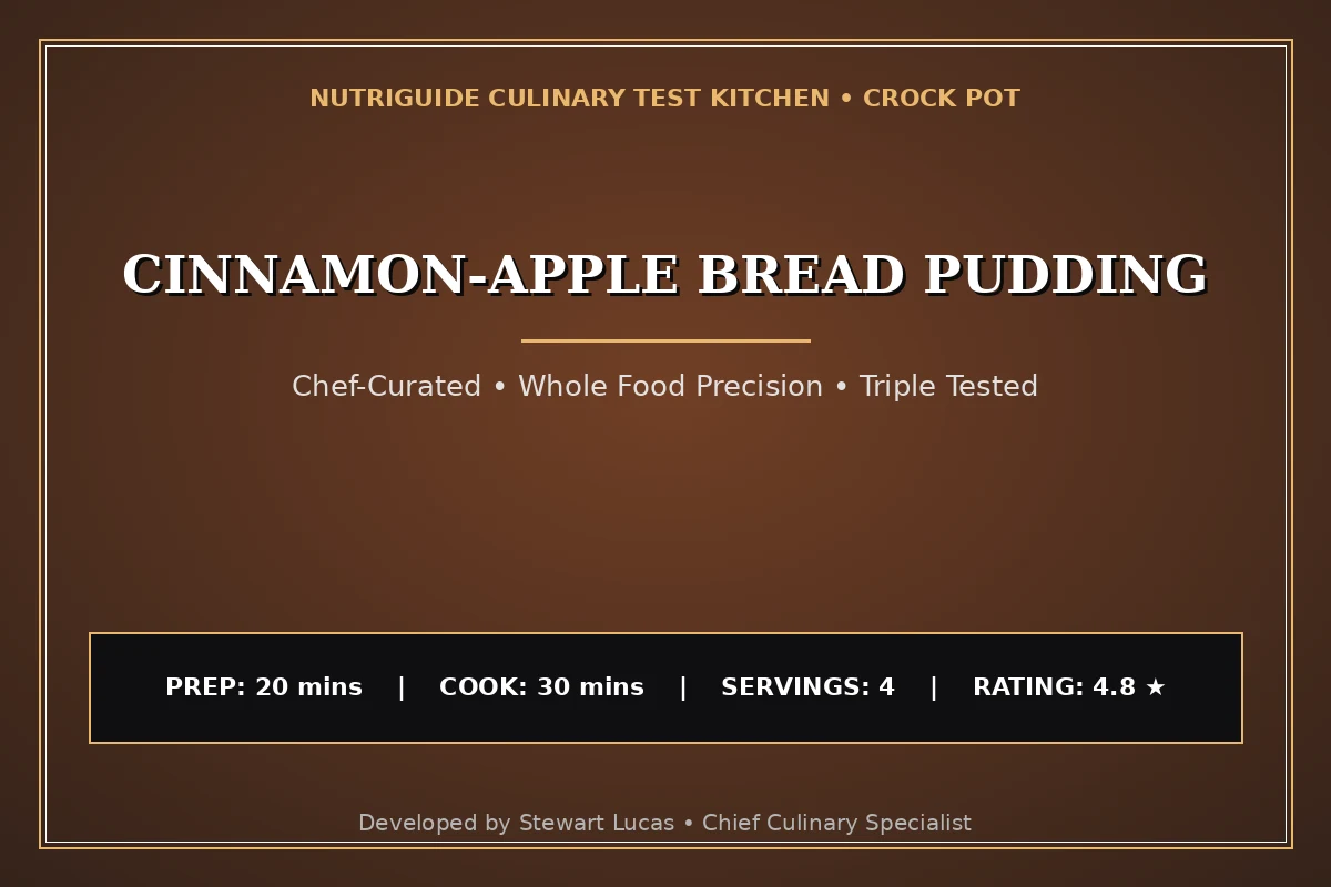 Cinnamon-Apple Bread Pudding