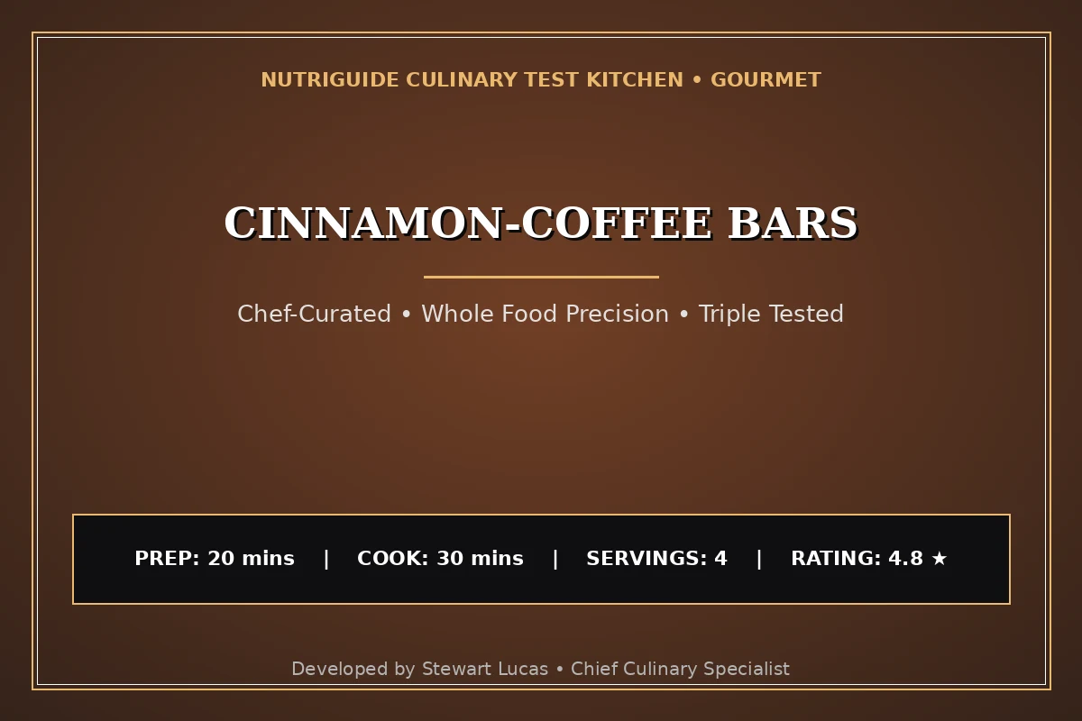 Cinnamon-Coffee Bars