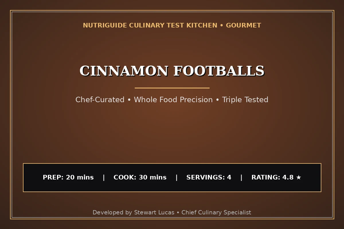 Cinnamon Footballs