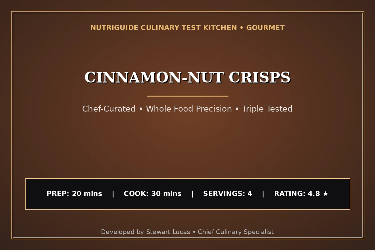Cinnamon-Nut Crisps