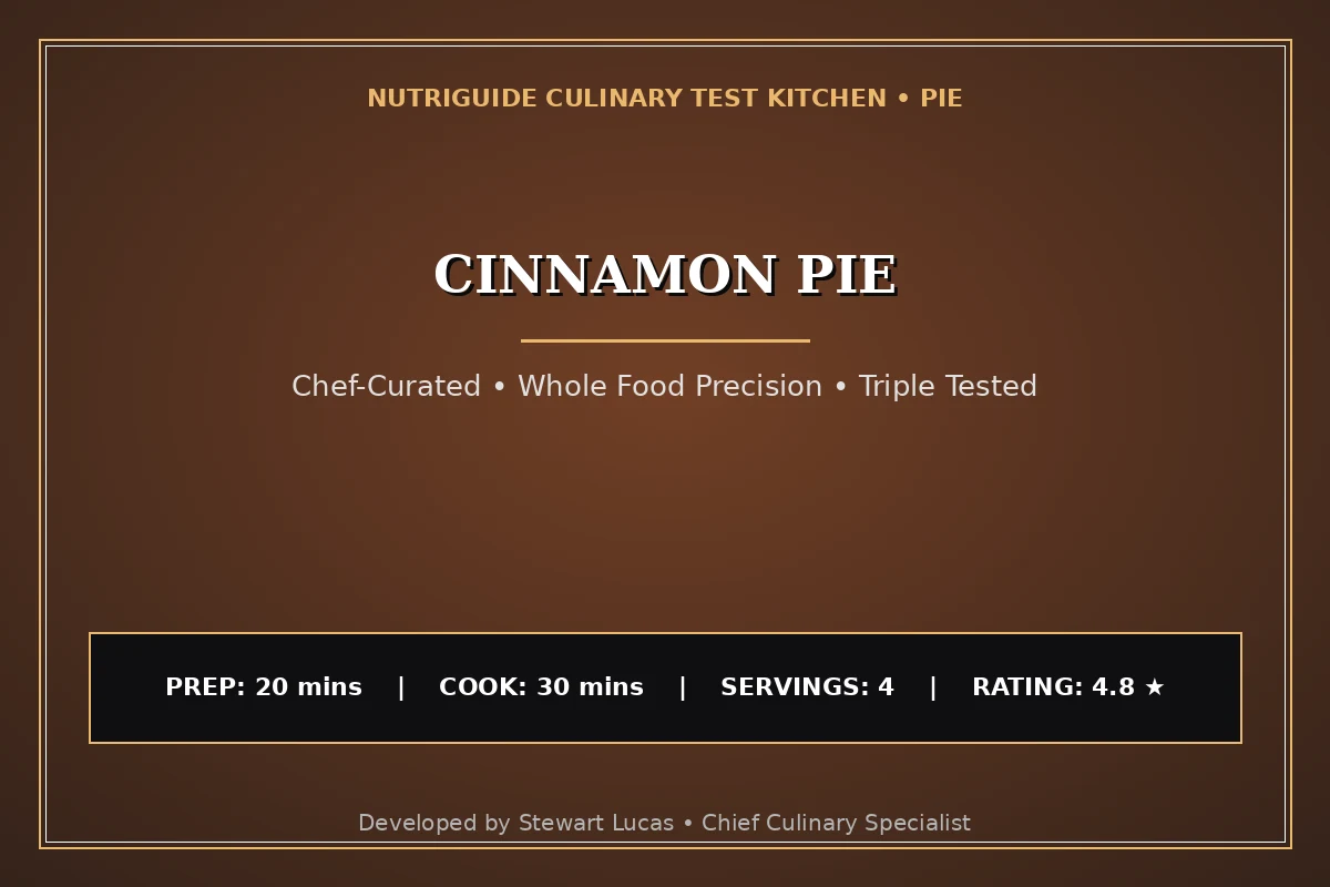 Cinnamon Pie