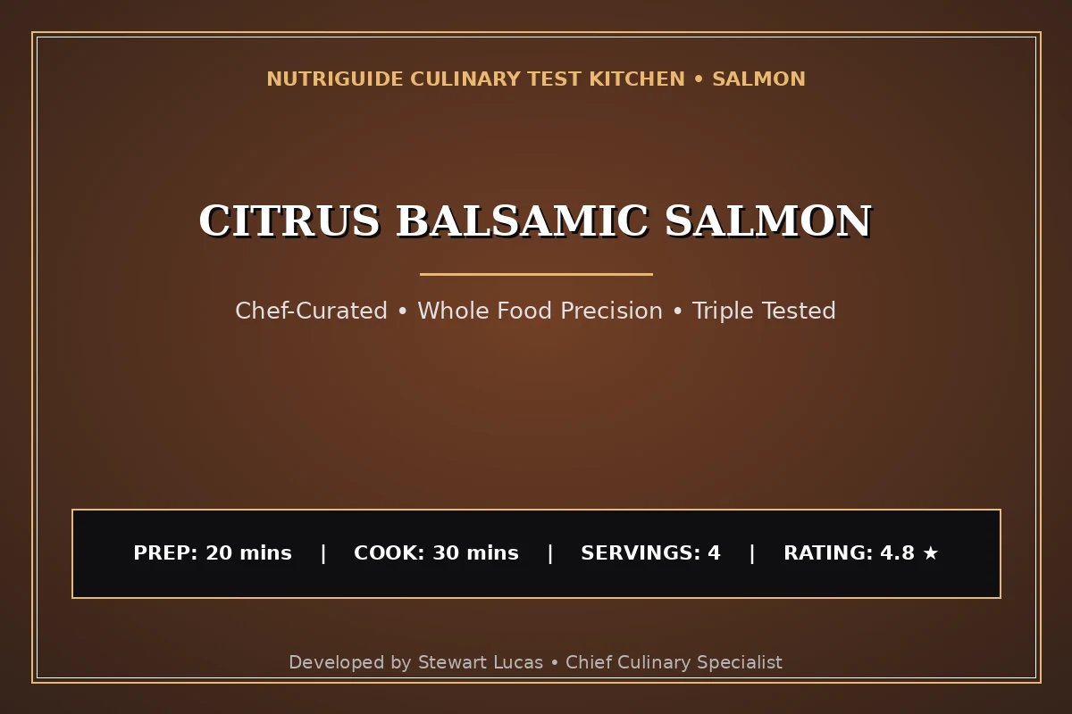 Citrus Balsamic Salmon