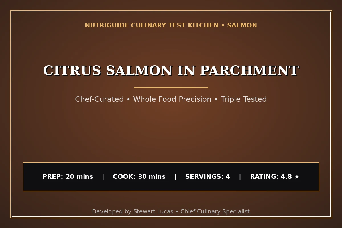 Citrus Salmon In Parchment