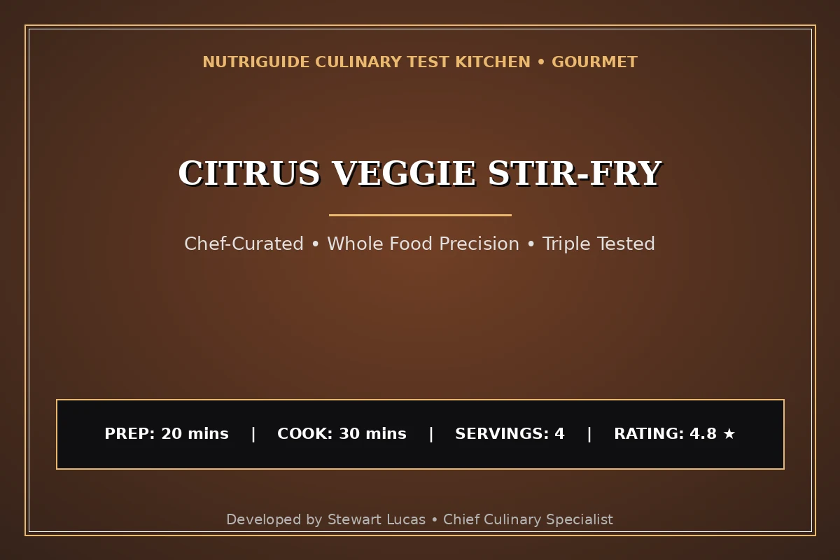 Citrus Veggie Stir-Fry
