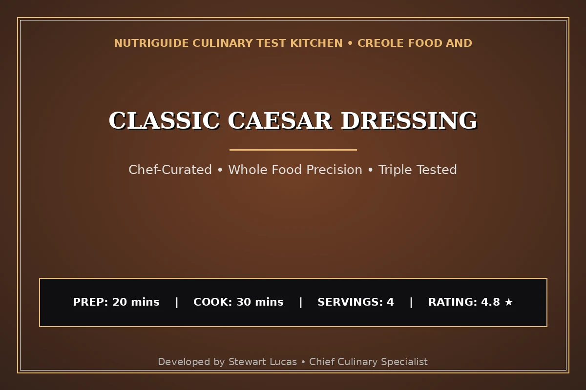 Classic Caesar Dressing