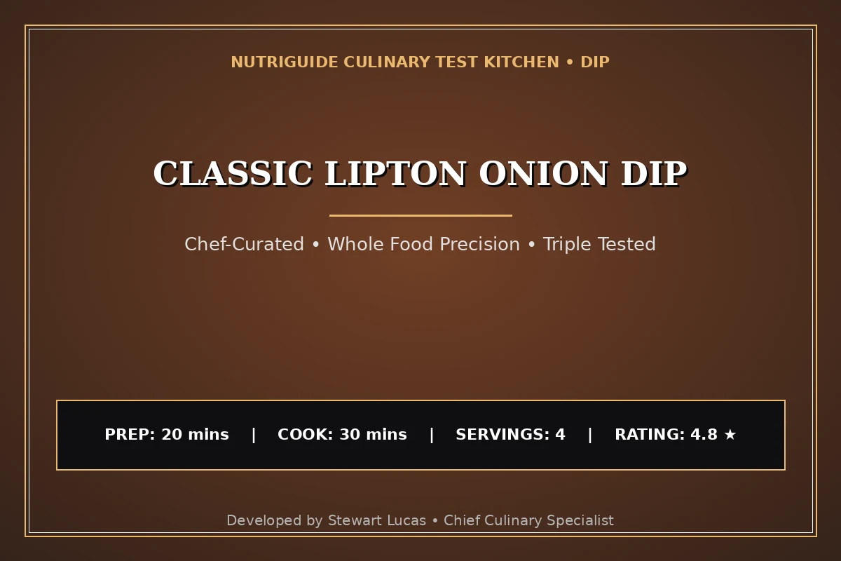 Classic Lipton Onion Dip
